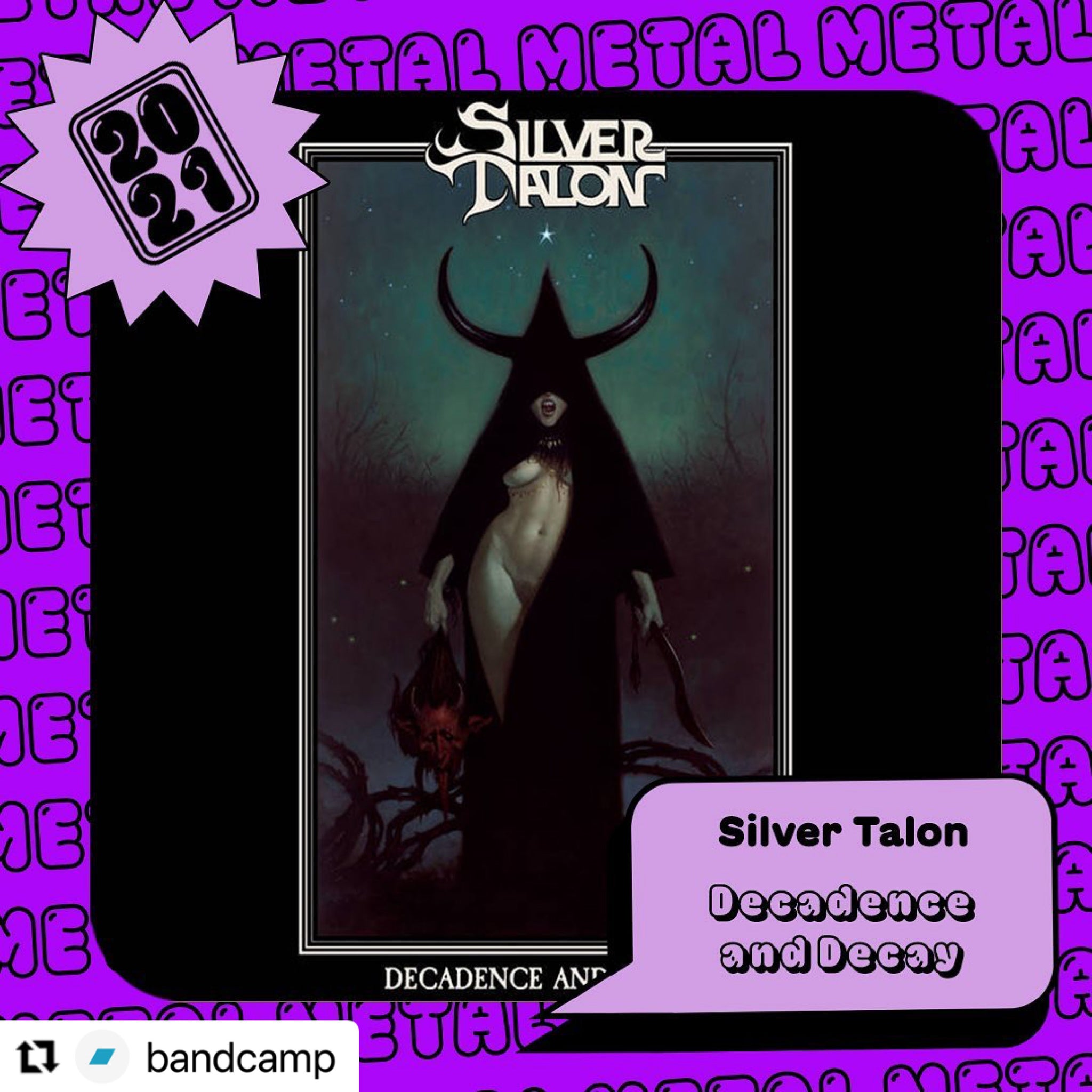 Silver Talon Bandcamp Best of 2021