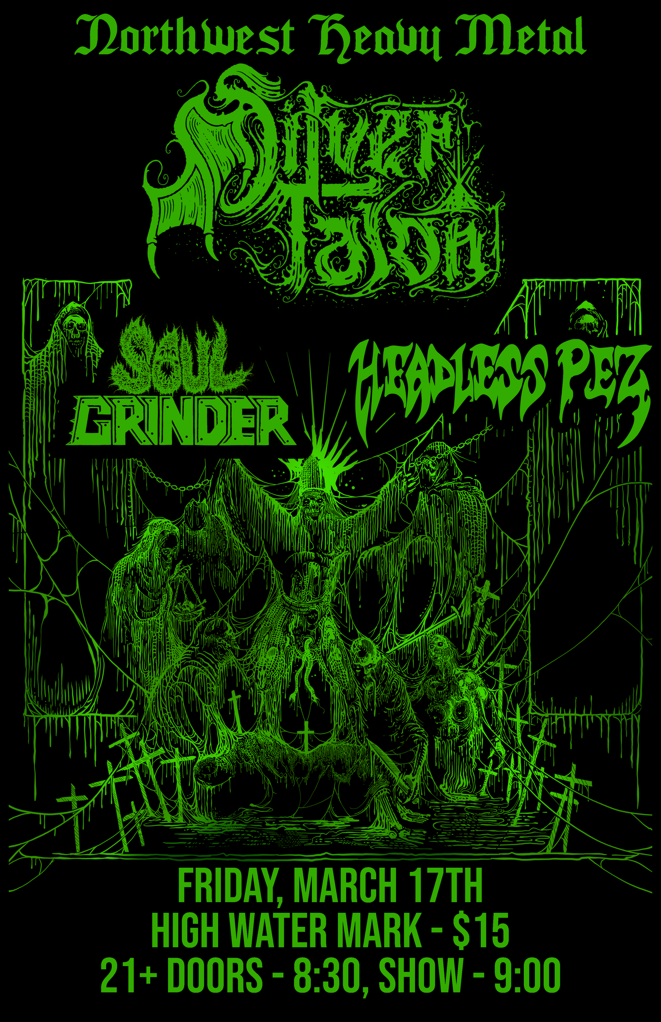 Portland/Seattle Live Dates w/ Soul Grinder, Headless Pez, Dark Meditation +