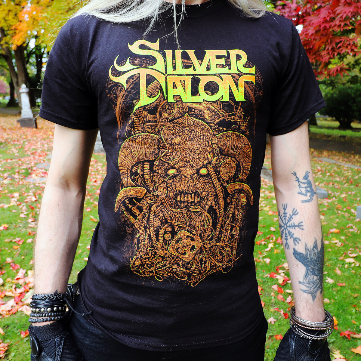Silver Talon Trash Demon Shirt Pumpkinhead Edition